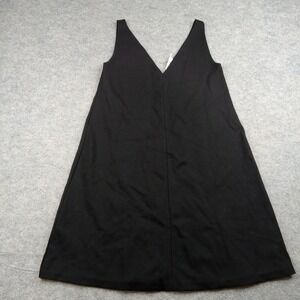 Everlane Dress Womens 2 Black‎ Sleeveless V Neck A Line Little Black Knit